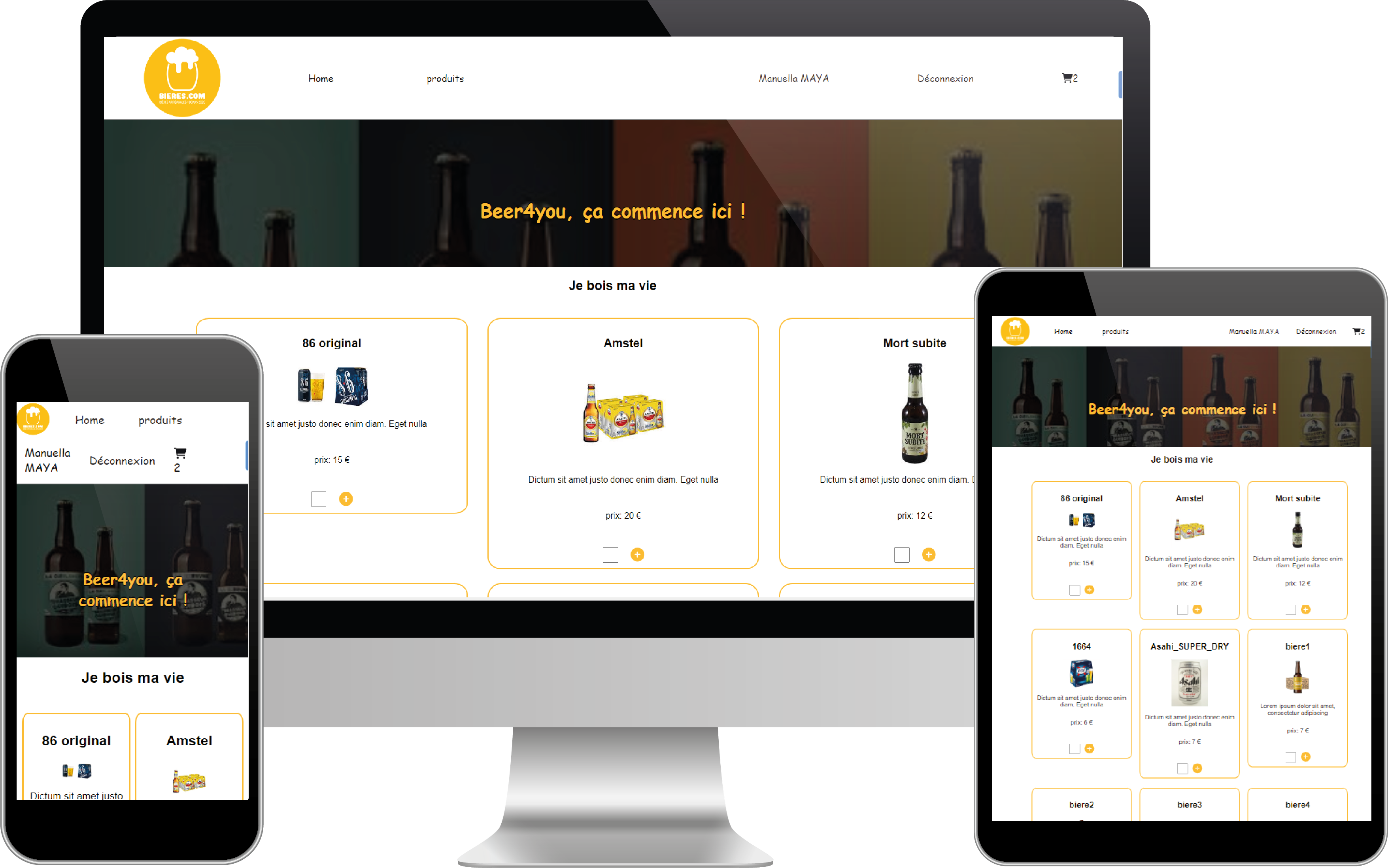 image du site beer4you